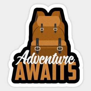 Adventure Awaits Sticker